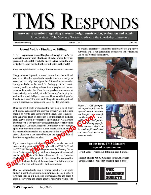 TMS Responds, Vol. 10 No. 1